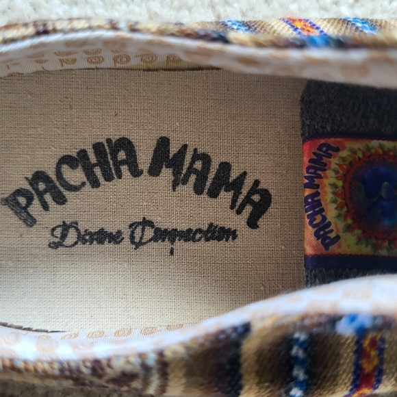 Pacha Mama Woven Tapestry Tribal Colorful Sneaker Shoes Size 9 - Picture 9 of 10